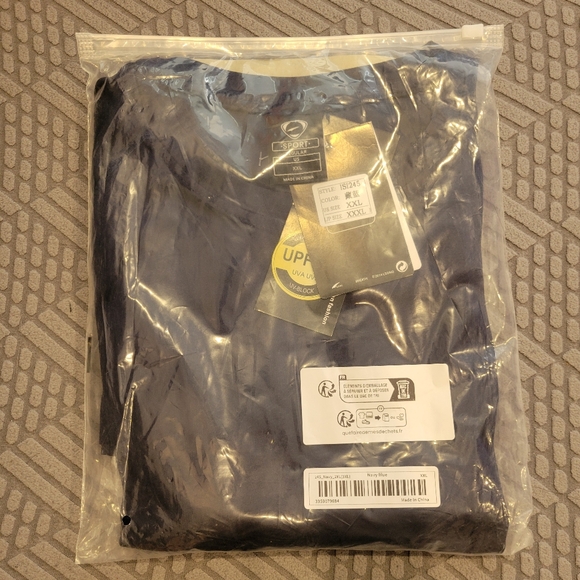 Men's UPF 50+ Sun Protection Rash Guard, Quick Dry Mid Stretch Long Sleeves Rash - Picture 2 of 2